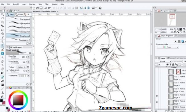 Khóa EX của Clip Studio Paint