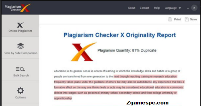 Plagiarism Checker Key
