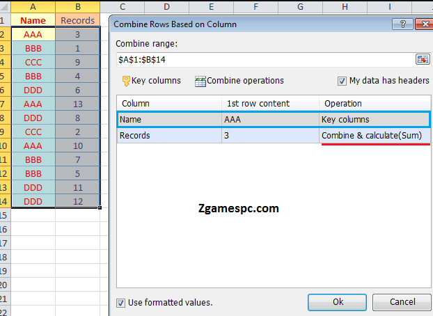 Chave Kutools para Excel