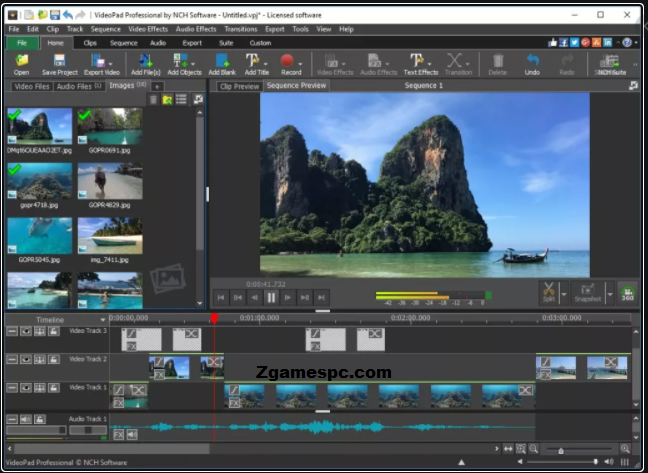 VideoPad Video Editor Ocra