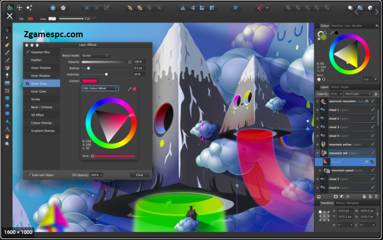 Clave de Affinity Designer