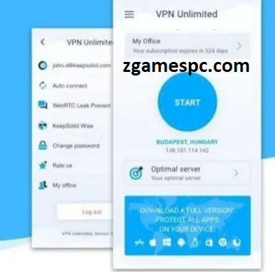 Kunci VPN Tidak Terbatas