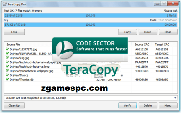 Bản crack TeraCopy Pro